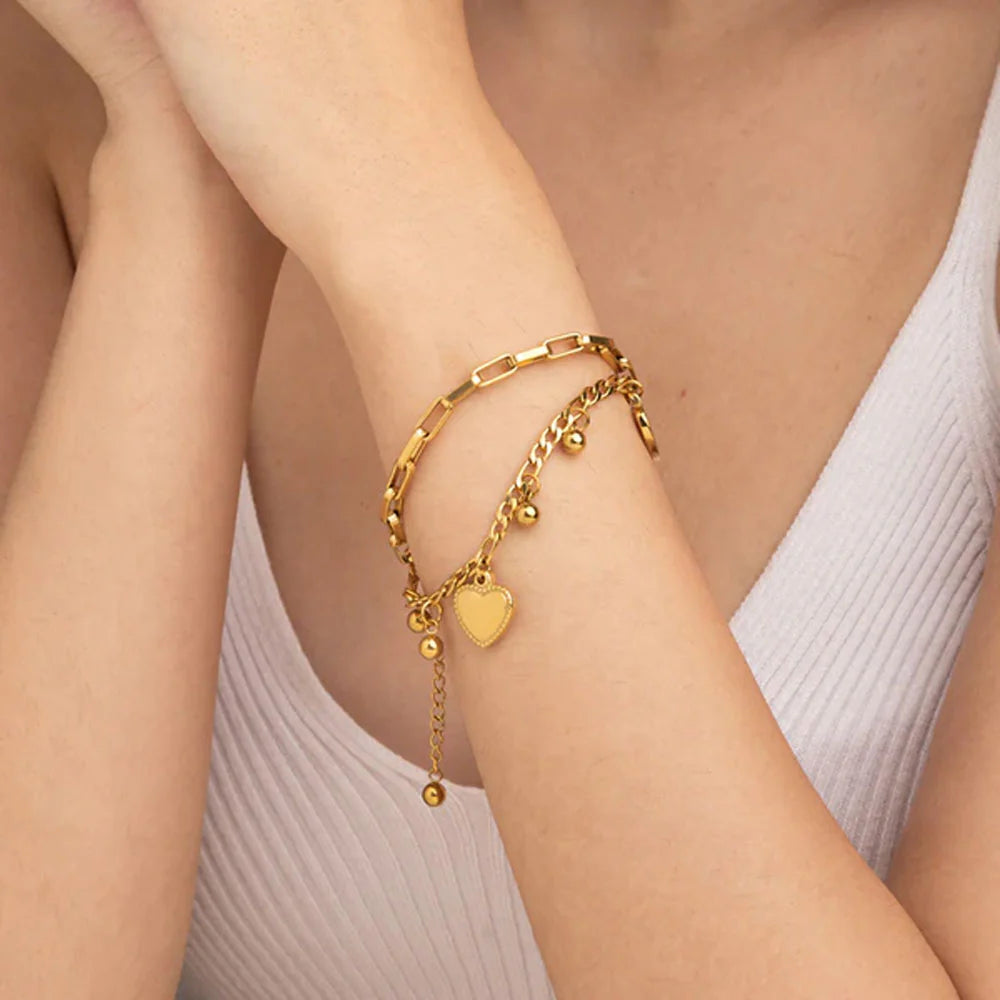 Waterproof Hearts All Over Bracelet