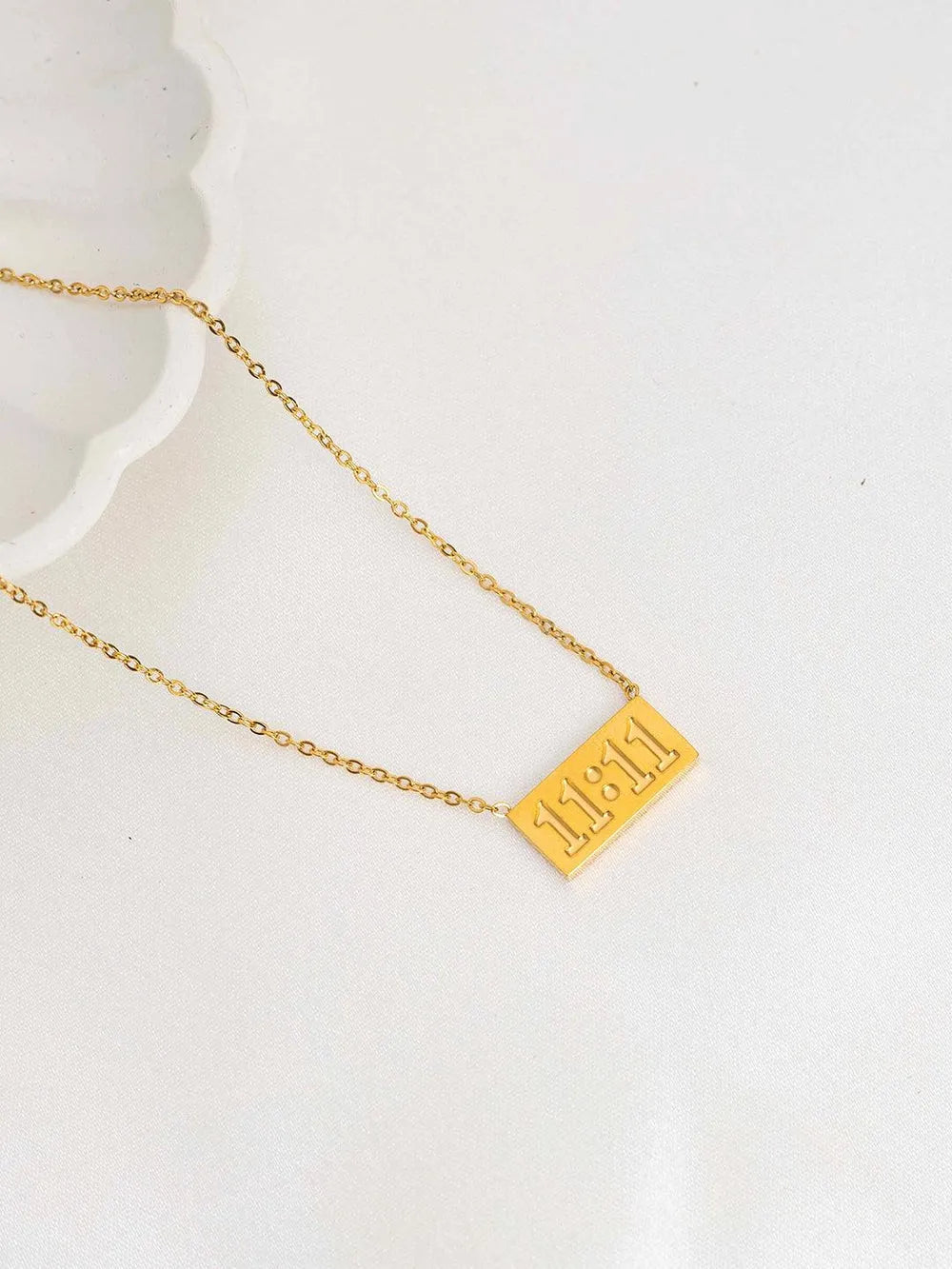 11:11 Necklace - 18K Gold Plated