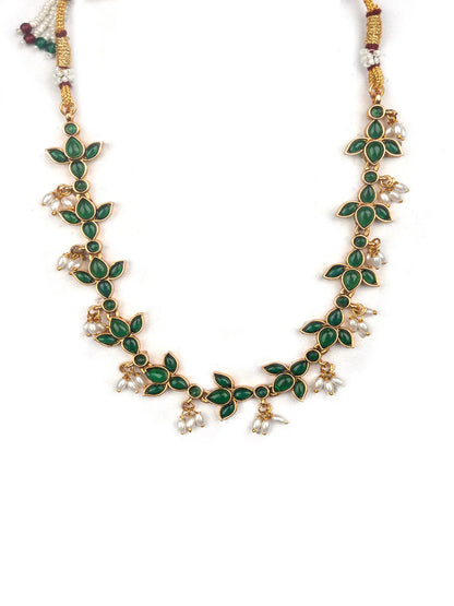 Green Lotus Kemp Necklace Set