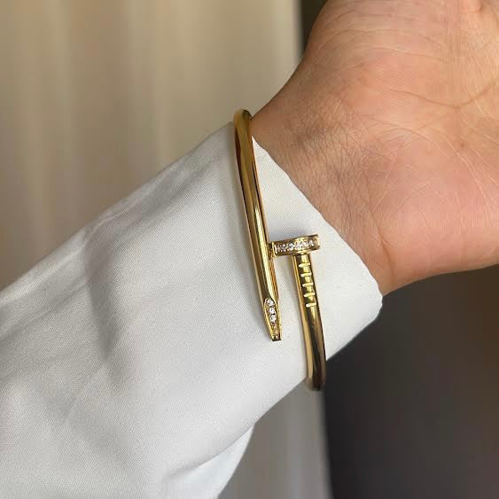Nail Roxy 18K Gold Plated Bracelet