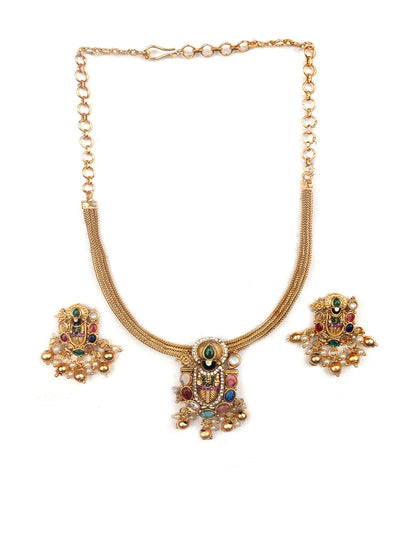 Lord Tirupati Sleek Choker Set