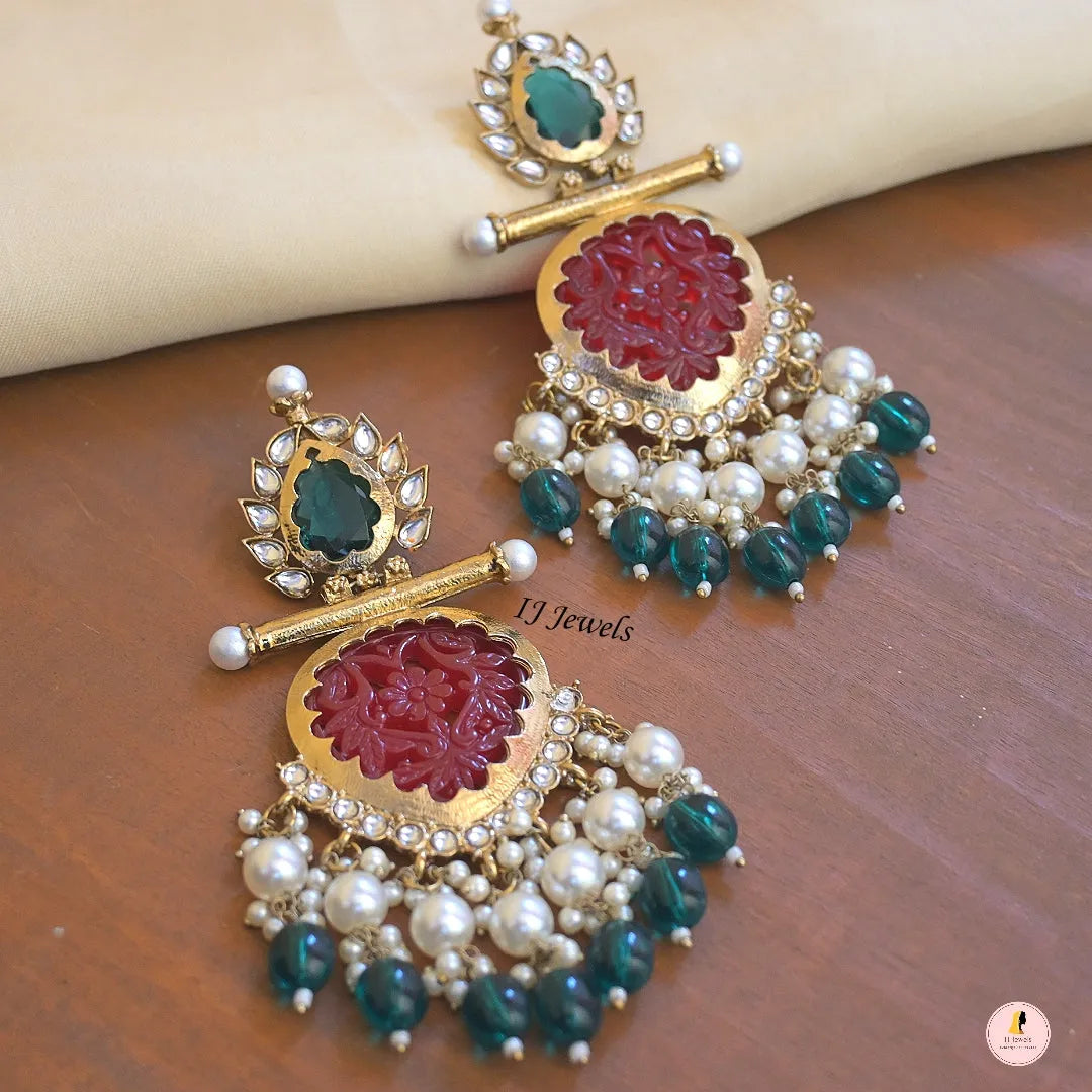 Mohini Colorful Unique Earrings