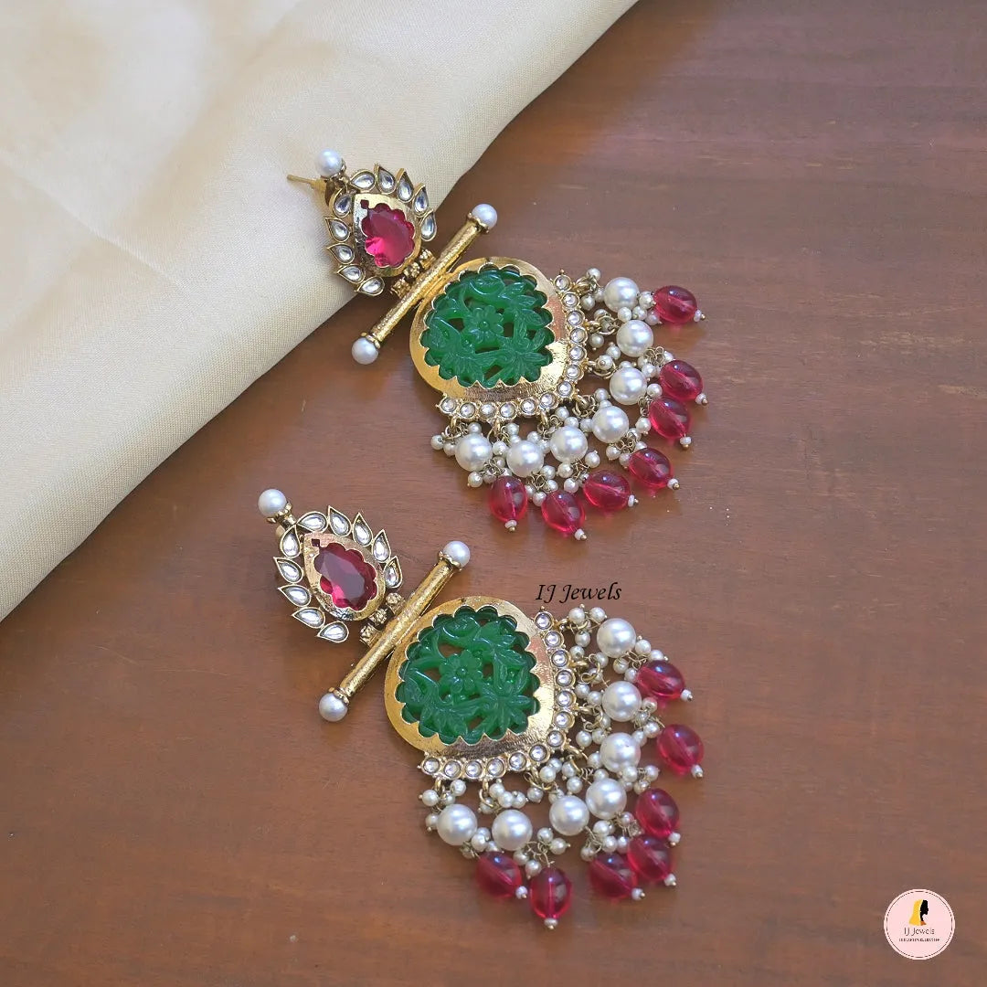 Mohini Colorful Unique Earrings