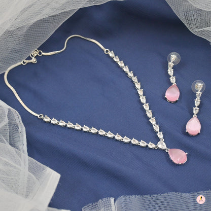 Shanaya Pearl Drop AD Jewellery Set