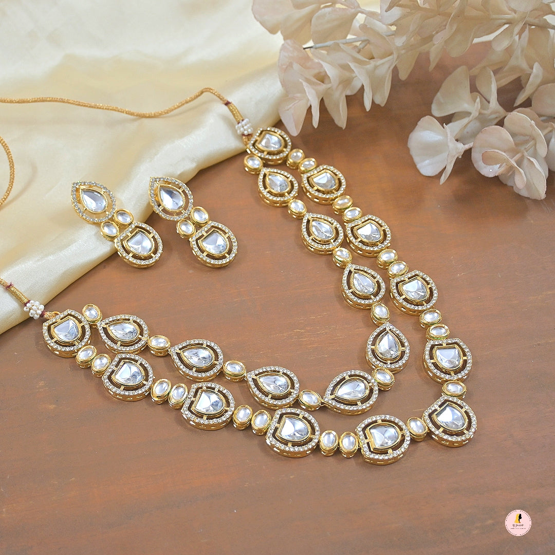 Prabhjot Polki Kundan Short Mala Set