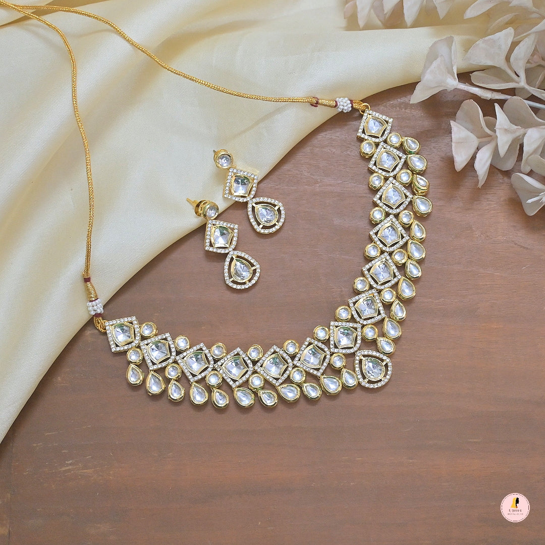 Premium Kundan Neckpiece For Her