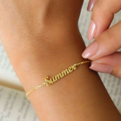 Sterling Silver Personalised Name Bracelet