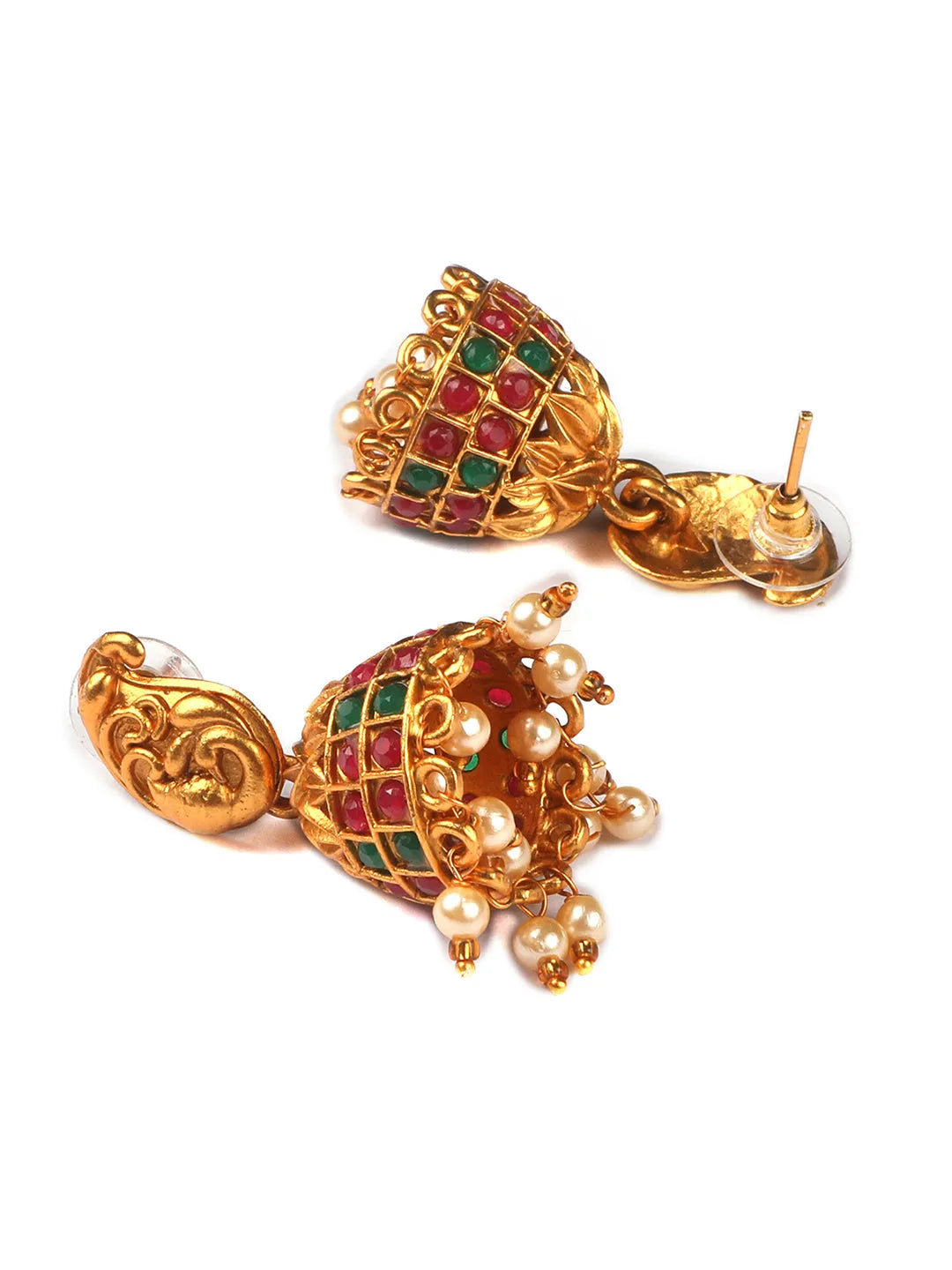 Luxurious Multicolor Kemp Paan Pendant Set