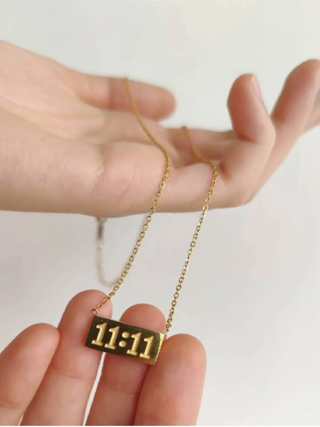 11:11 Necklace - 18K Gold Plated