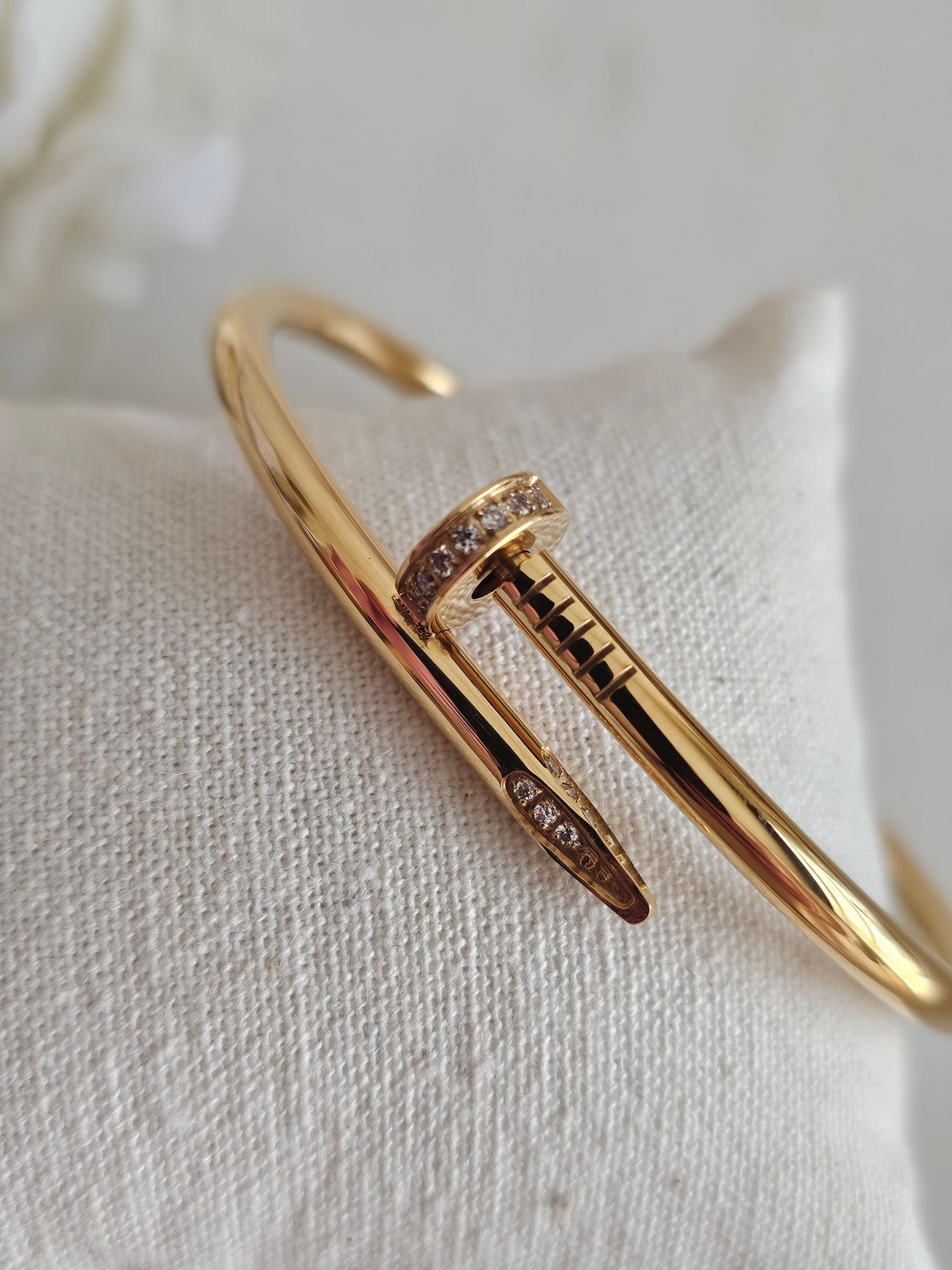 Nail Roxy 18K Gold Plated Bracelet