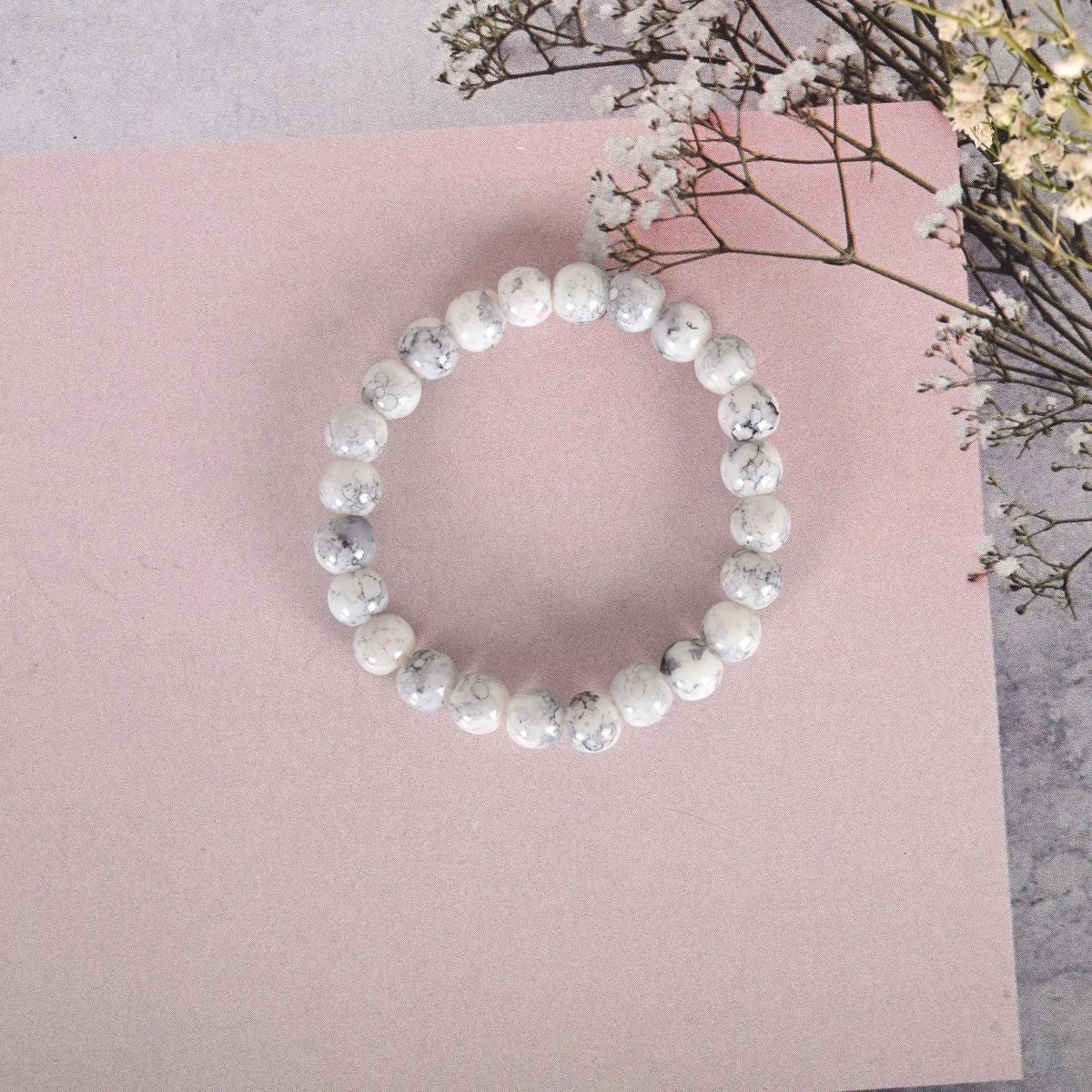 Marbel crystal bracelet