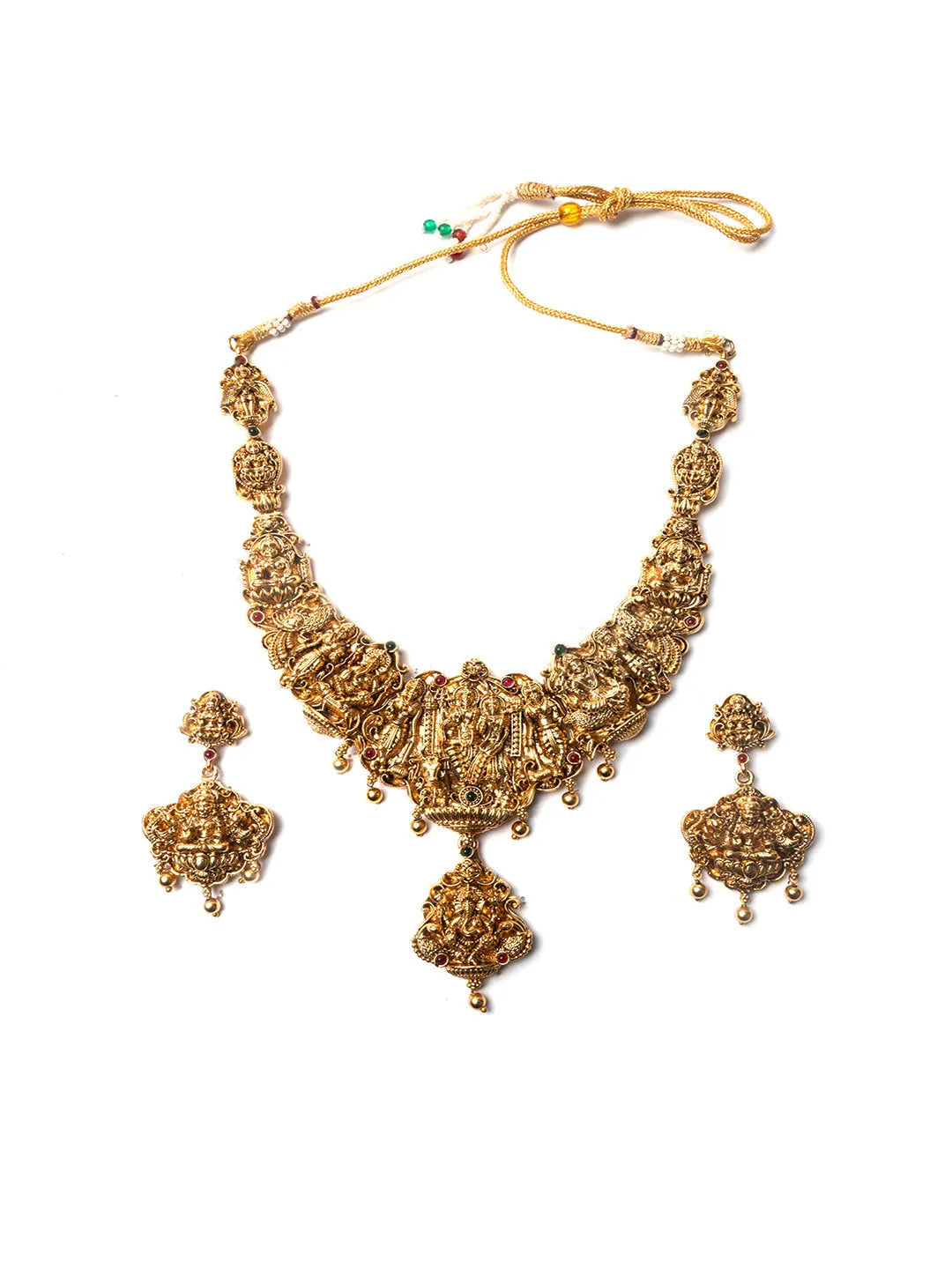 Classic Shiv Parivar Necklace Set