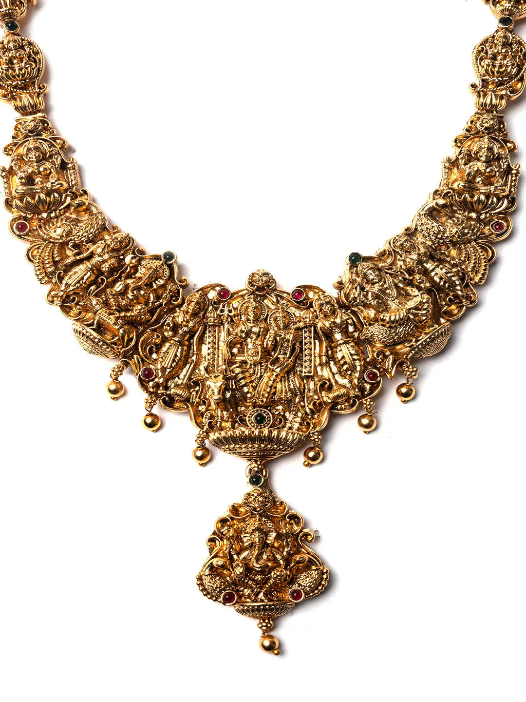 Classic Shiv Parivar Necklace Set