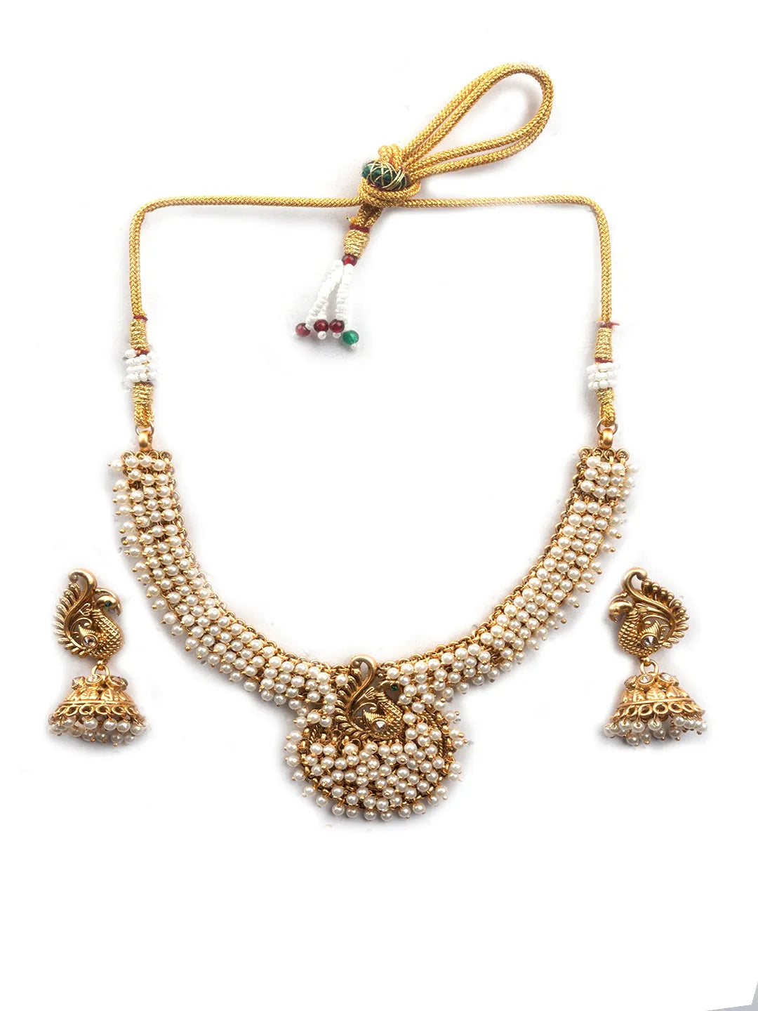 Exquisite White Hydra Necklace Set For Special Occasions