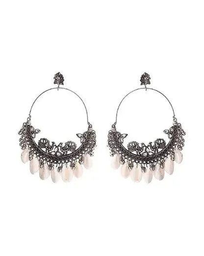 Combo Of 2 Trendy Diva Oxidised Danglers &amp; Chandbalis Samridhi DC