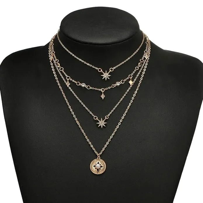 Pearl Gold-Plated Plated Brass Necklace Destiny Jewels