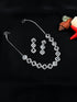 AD CZ jewelry designer necklace set featuring exquisite craftsmanship and stunning design