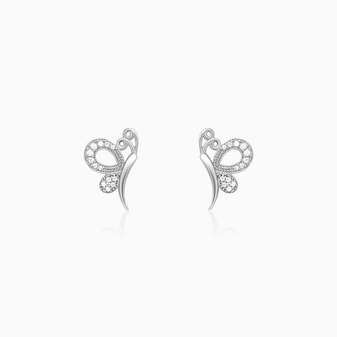 925 Sterling Silver Love Like A Butterfly Studs