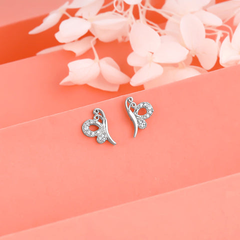 925 Sterling Silver Love Like A Butterfly Studs