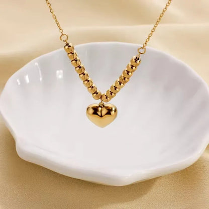 Waterproof Everlasting Love Necklace- 18K Gold Plated Pearly Palace