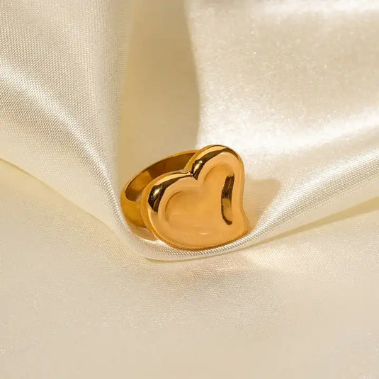 Golden Metallic Anti Tarnish Ring