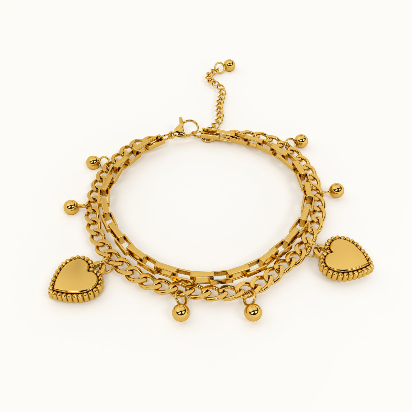 Waterproof Hearts All Over Bracelet