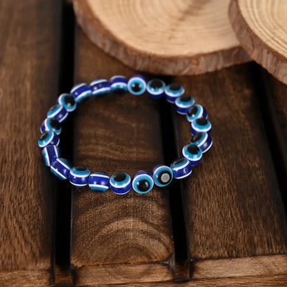 Black Evil Eye Adjustable Bracelet