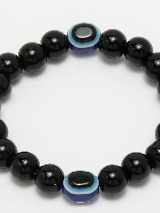 Unisex Black Evil Eye Adjustable Bracelet