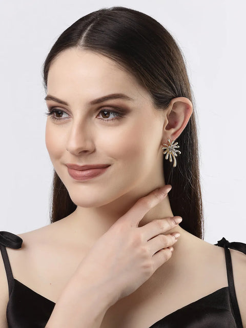 Gold-Plated Drop Earrings