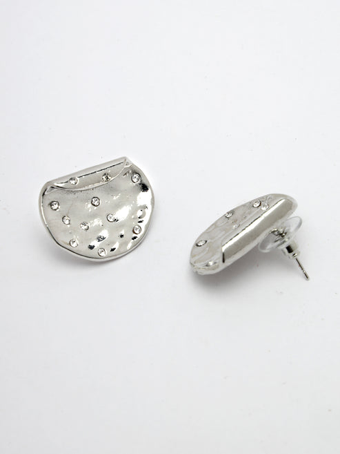 Women Silver-Plated Contemporary Studs Earrings