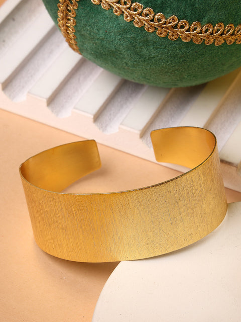 Gold-plated Western Cuff Bracelet