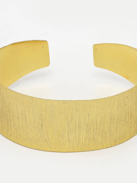 Gold-plated Western Cuff Bracelet