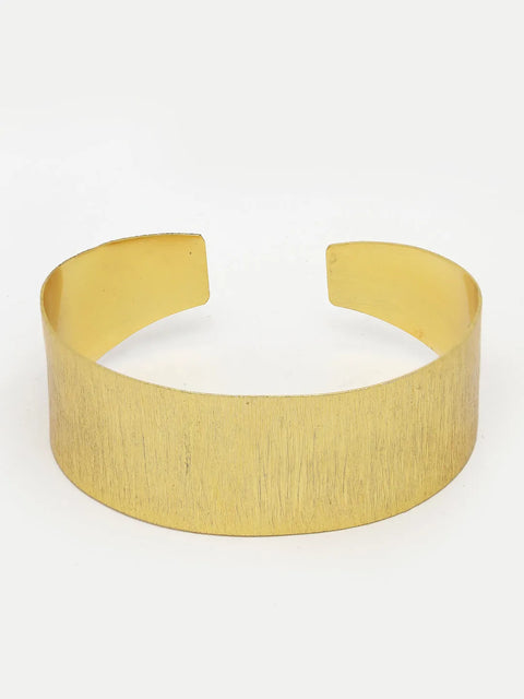 Gold-plated Western Cuff Bracelet