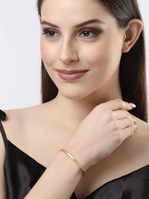 Gold-plated Western Cuff Bracelet