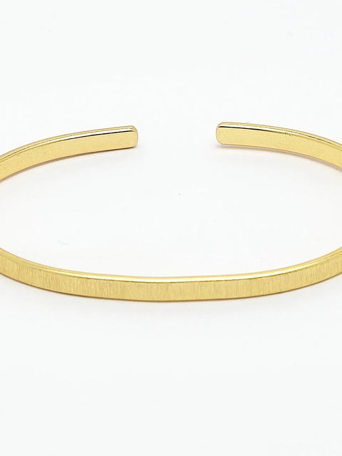 Gold-plated Western Cuff Bracelet