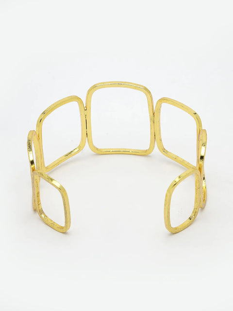 Gold-plated Western Cuff Bracelet