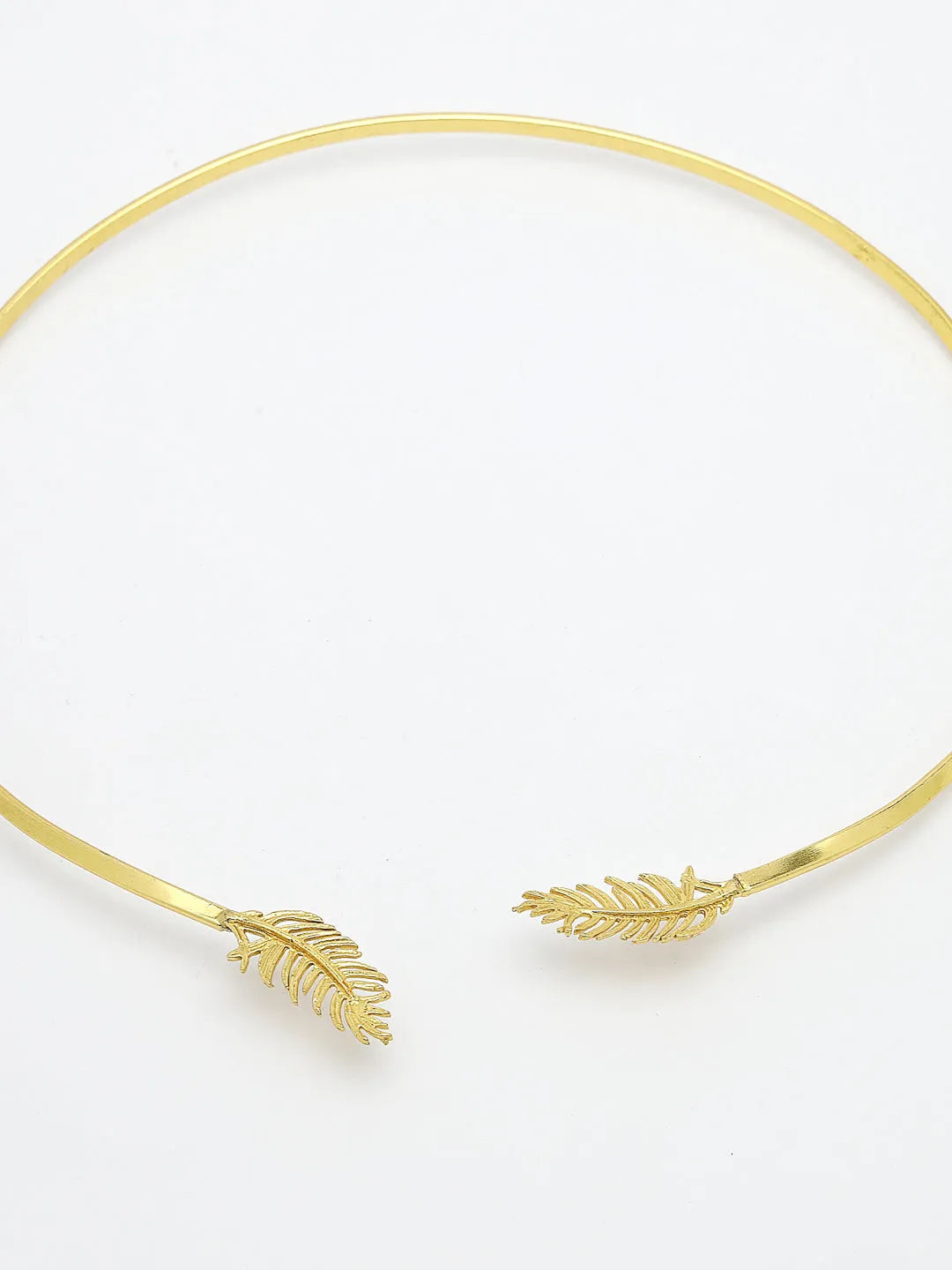 Gold-plated Circular Choker Necklace