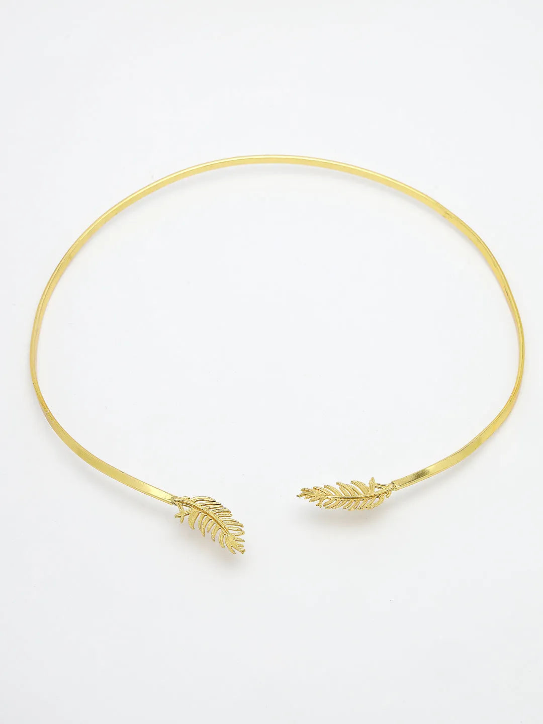 Gold-plated Circular Choker Necklace