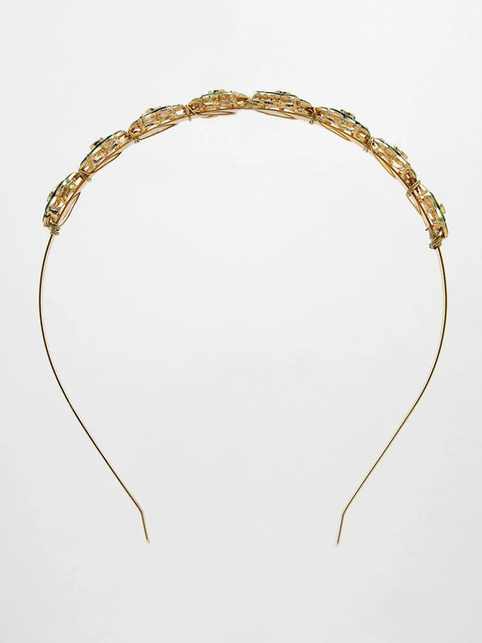 Gold-Plated Kundan Embellished Hairband