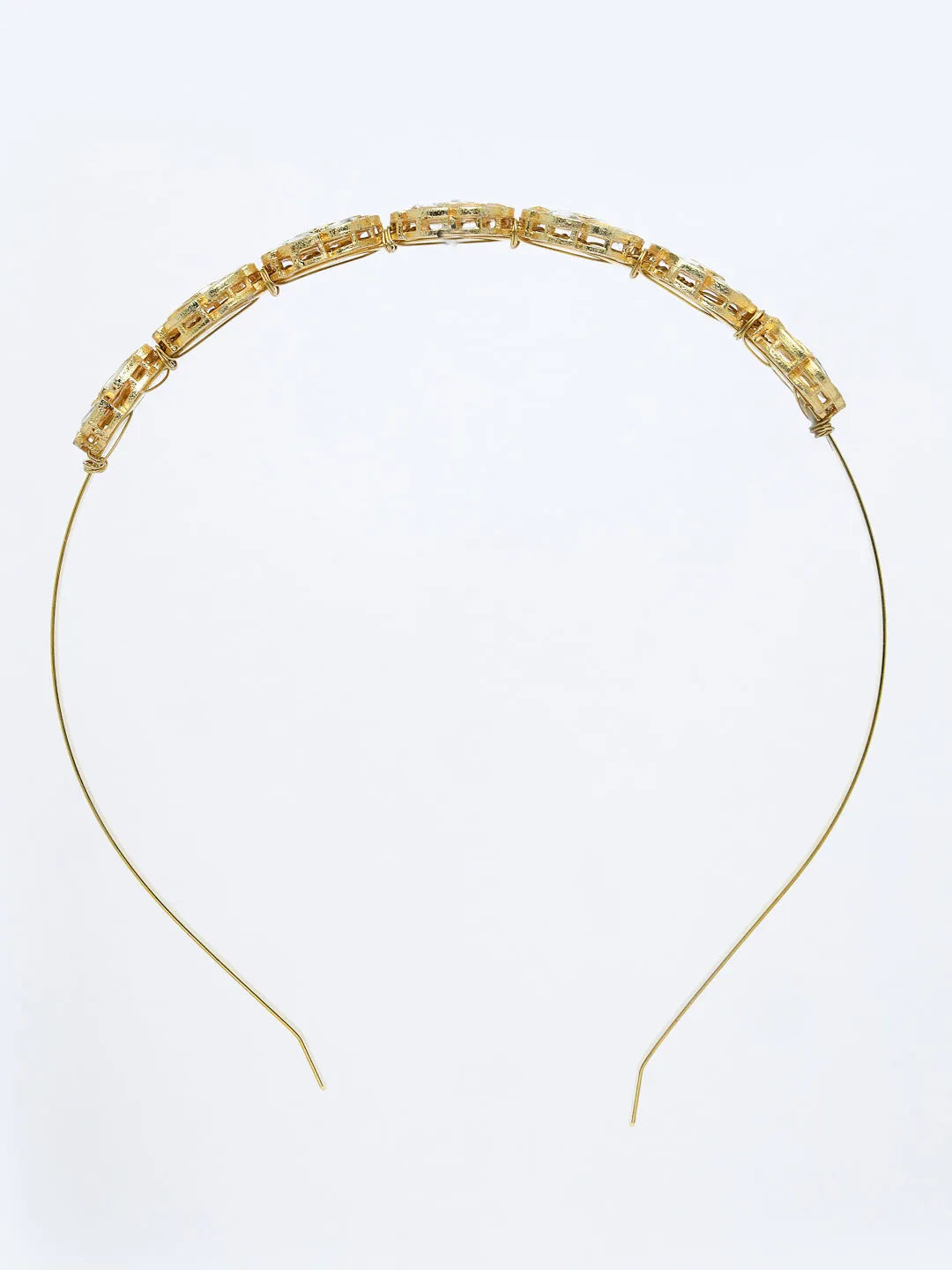 Gold-Plated Kundan Embellished Hairband