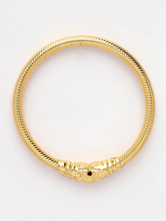 Set of 2 Gold-Plated Handcrafted Traditional Bangles