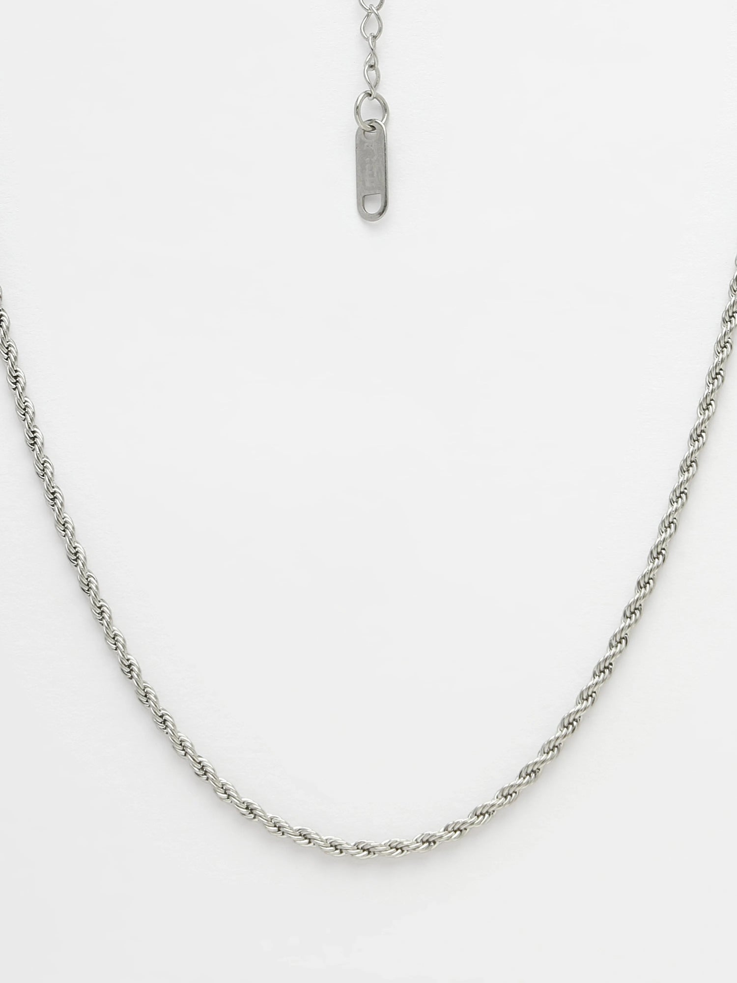 Silver-Toned German Silver Oxidised Chain