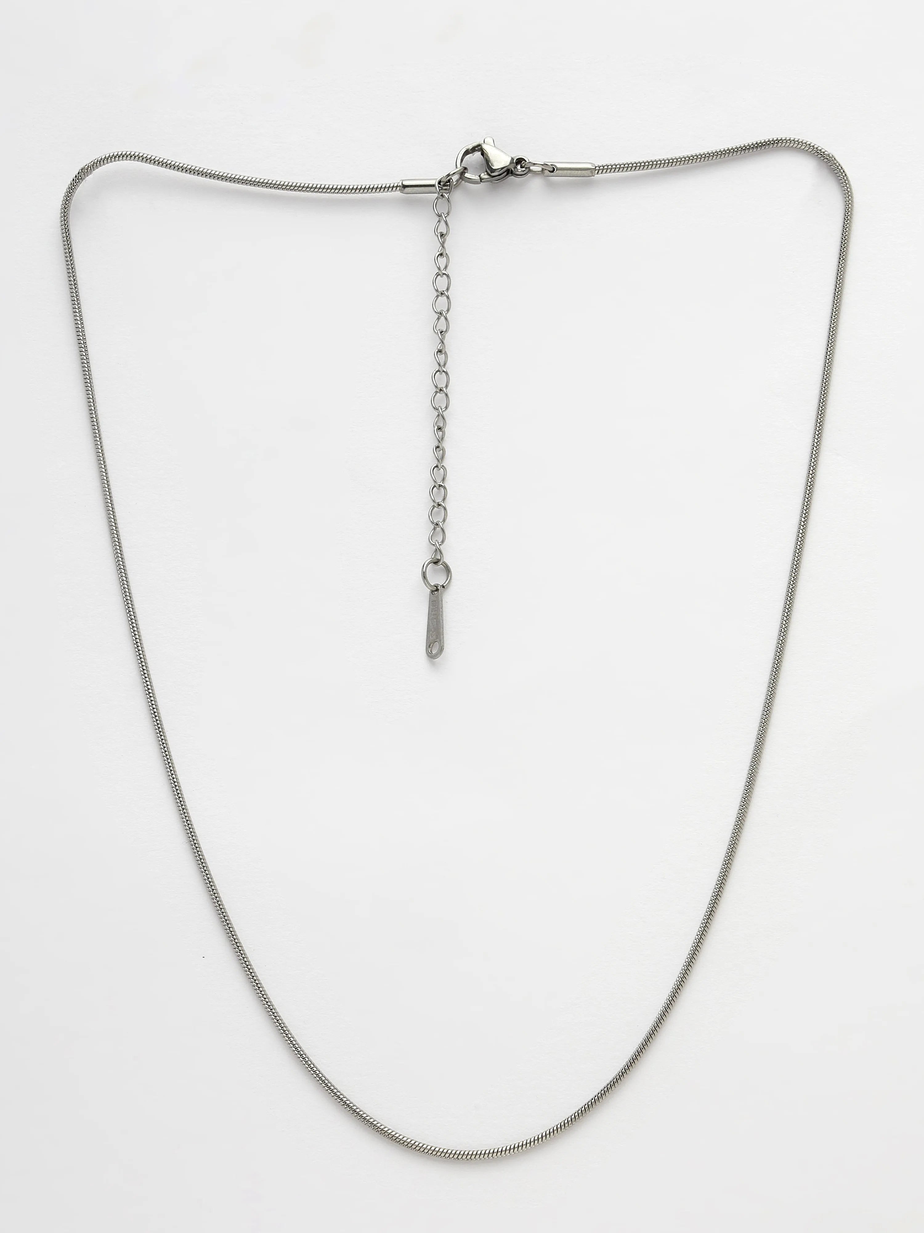 Set of 3 Silver-Toned German Silver Oxidised Chain