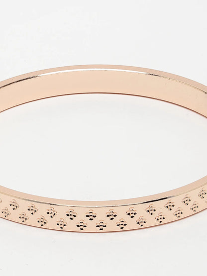 Men Rose Gold Stainless Steel Kada Bracelet