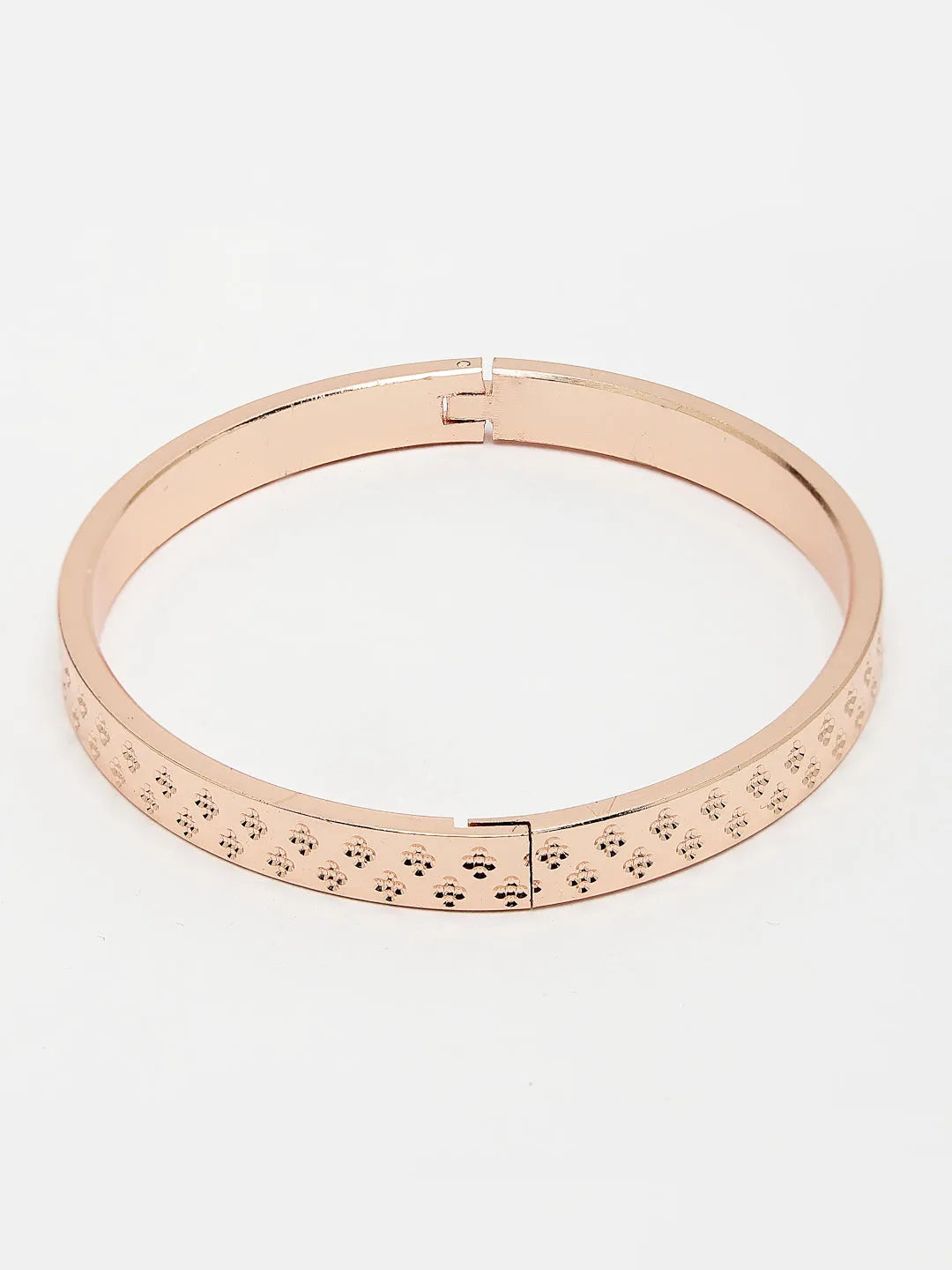 Men Rose Gold Stainless Steel Kada Bracelet