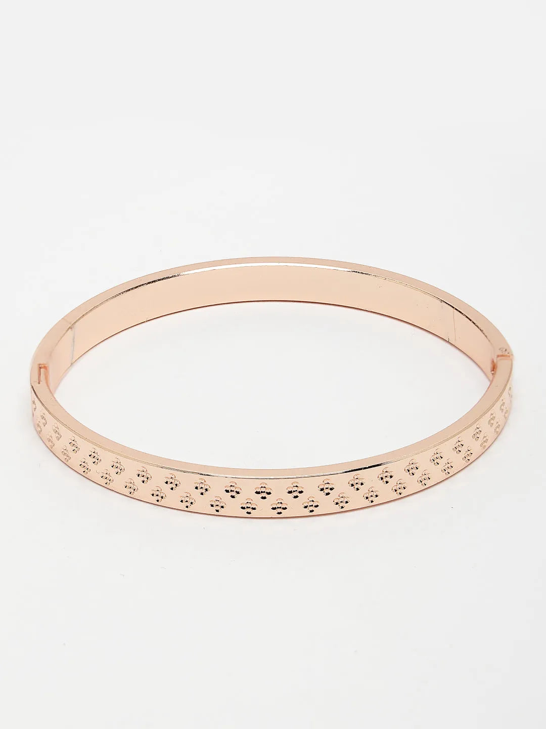 Men Rose Gold Stainless Steel Kada Bracelet