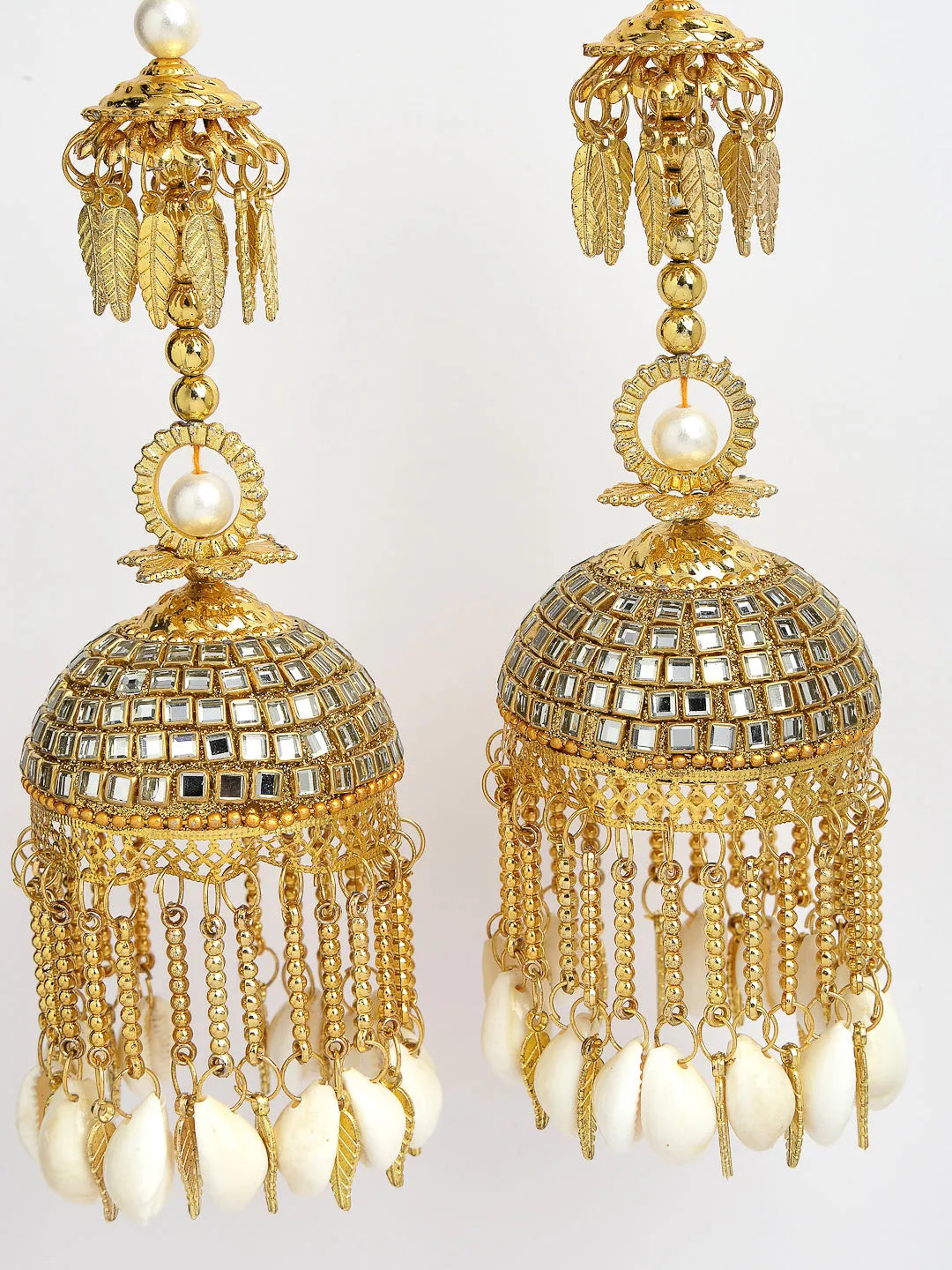 Pack Of 2 Gold-Plated Kundan Kaleera Sets