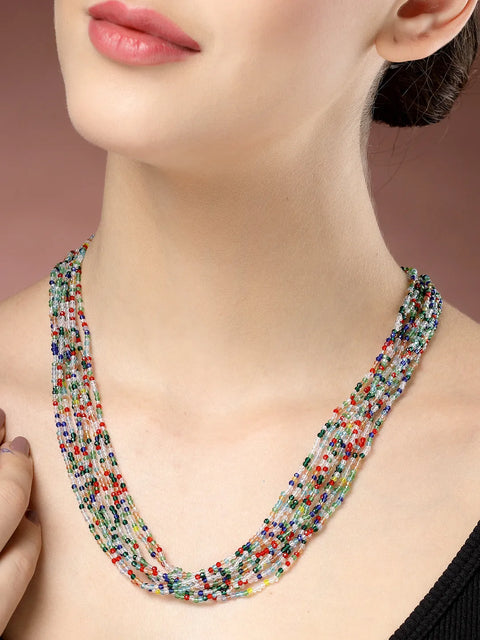 Multi-Coloured Handcrafted Necklace