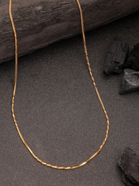 Women's Gold-Plated Minimal Chain