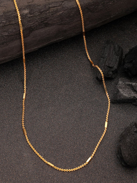 Women's Set of 3 Gold-Plated Minimal Chain